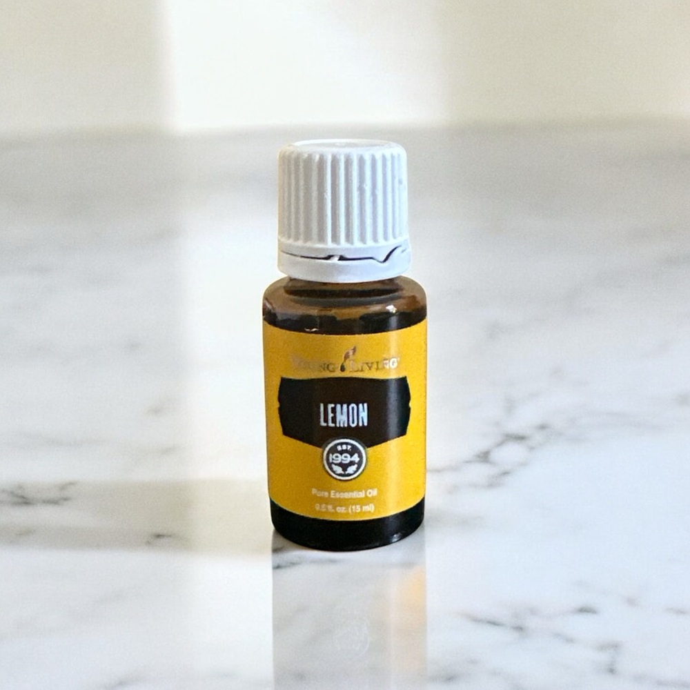Young Living Lemon Oil with Yellow Label
